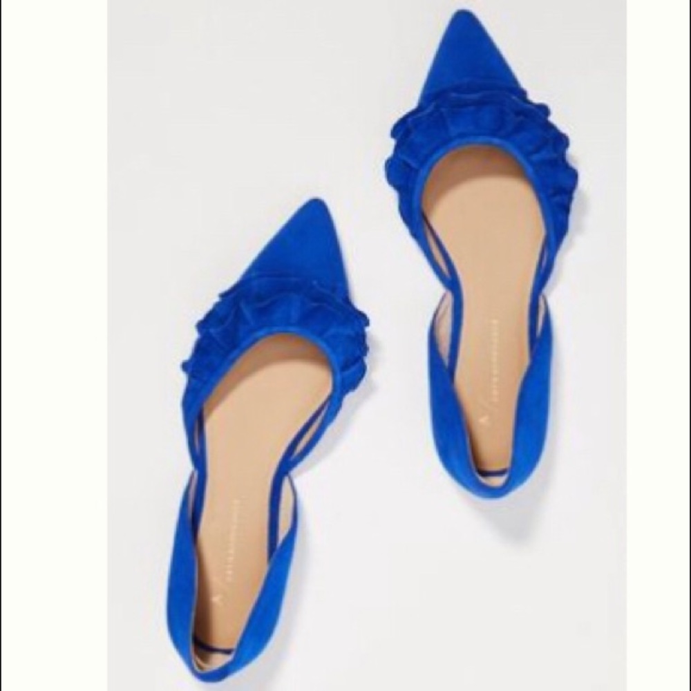 🔥FINAL SALE🔥 Sylvie Ruffled D’Orsay Flats